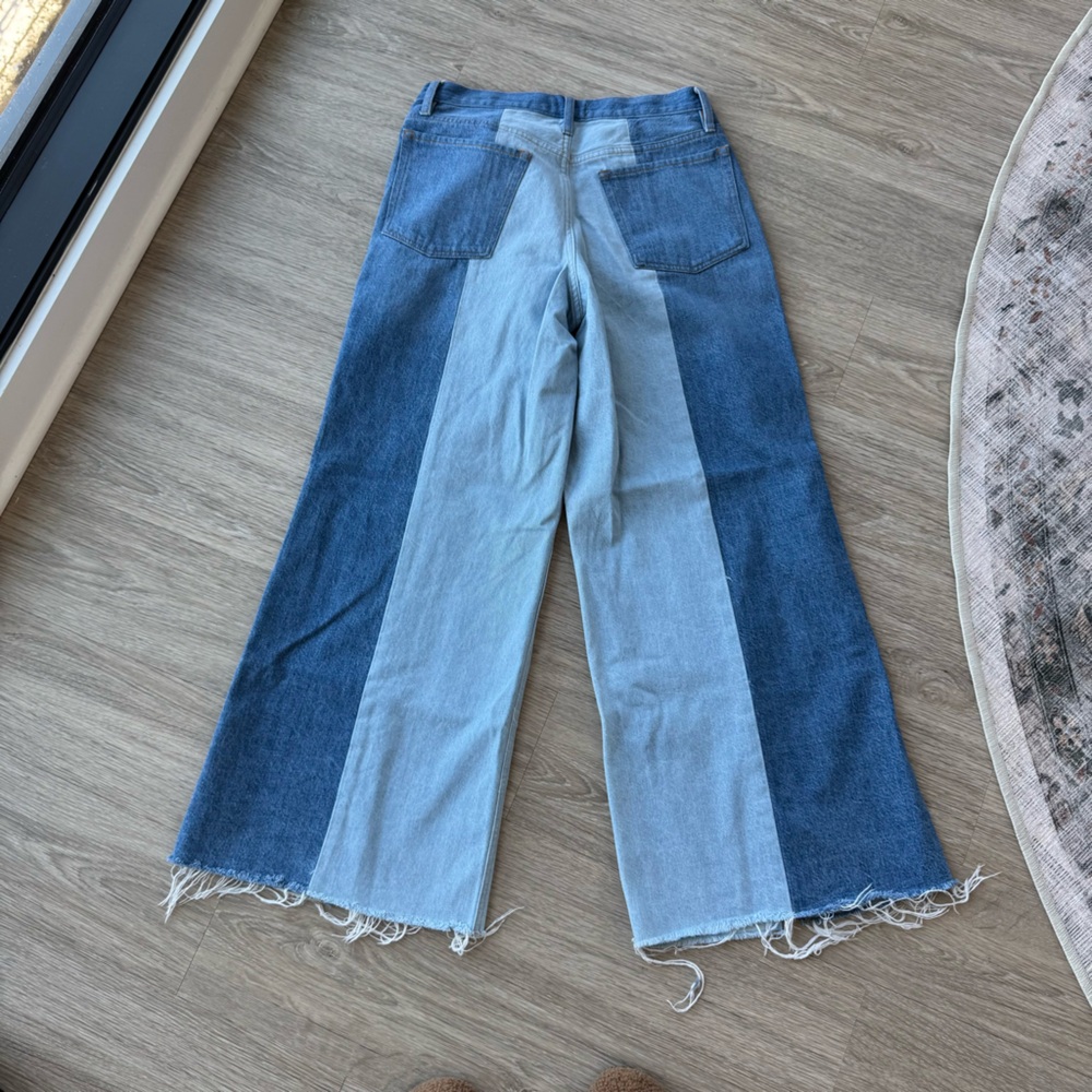 Frame two tone wide leg jeans - Picture 5 of 7